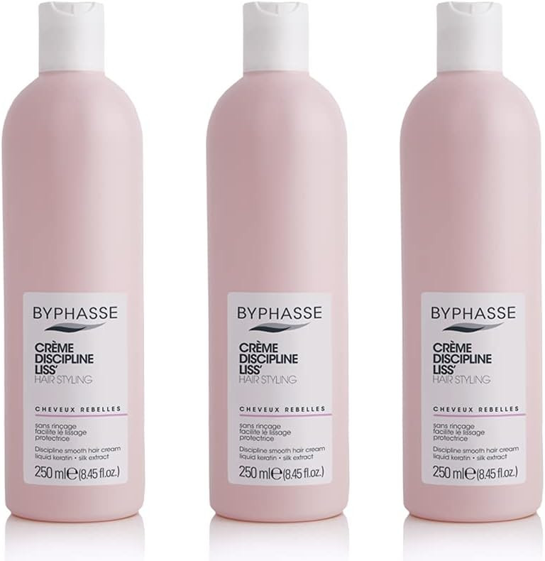 Byphasse - Protective Cream for Unruly Hair - 250 ml - Pack of 3