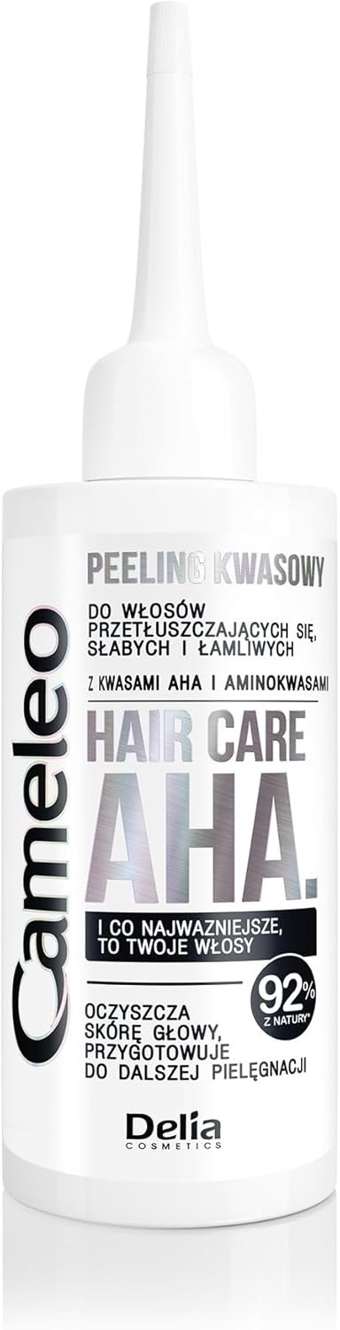 Cameleo - AHA Hair Care - Acid Nourishing Emulsion - Greasy, Weak, Brittle Hair - Nourishes, Strengthens, Closes Hair Cuticles - Amino Acids - 150 ml