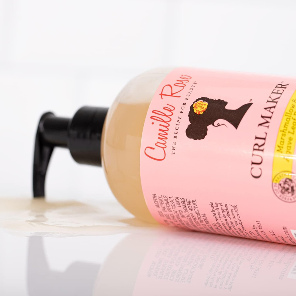 Camille Rose Moisture Milk Leave-In Hair Conditioner 240 ml and Curl Maker Jelly 355 ml Bundle