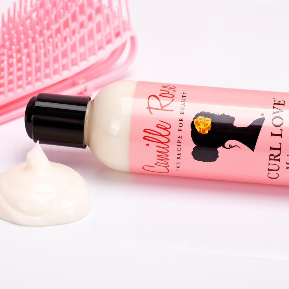 Camille Rose Moisture Milk Leave-In Hair Conditioner 240 ml and Curl Maker Jelly 355 ml Bundle