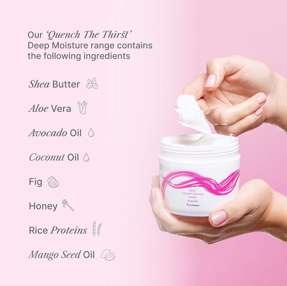 Cliphair Deep Conditioning Hair Mask for Hair Extensions and Dry Damaged Hair