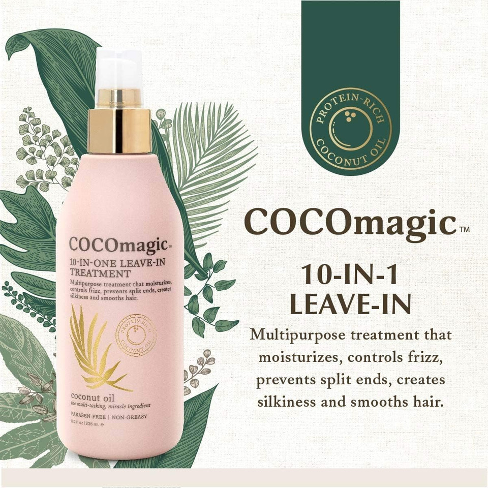 CocoMagic 10-in-1 Leave-In Hair Treatment, 8 oz