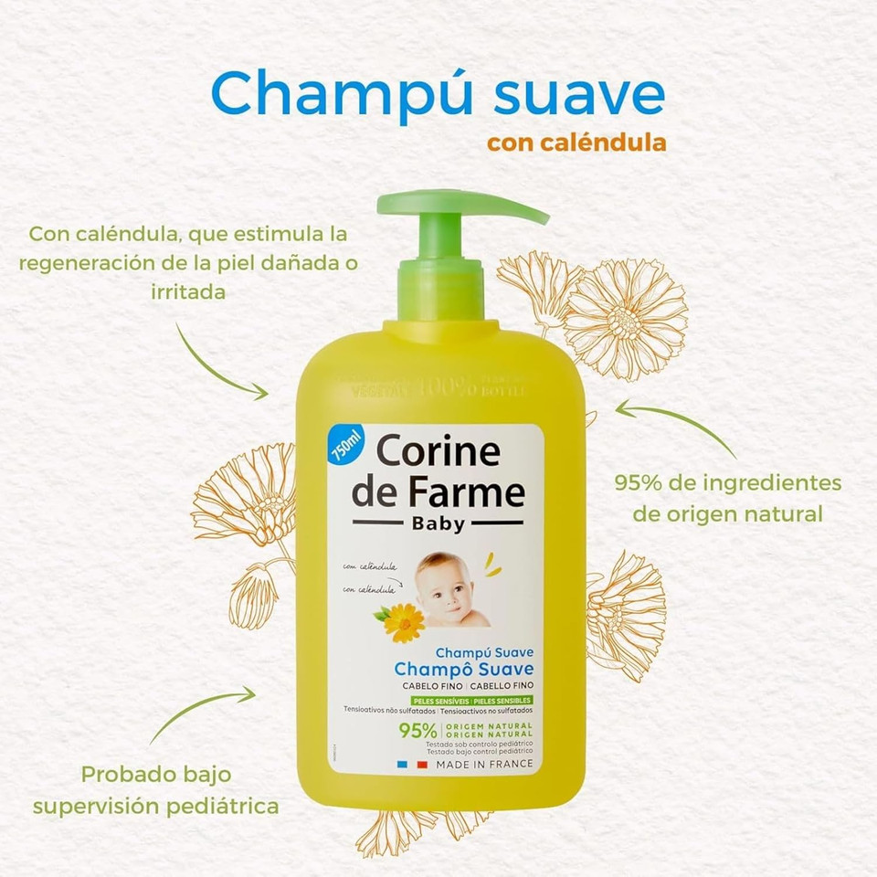Corine De Farme Gentle Shampoo 750ml