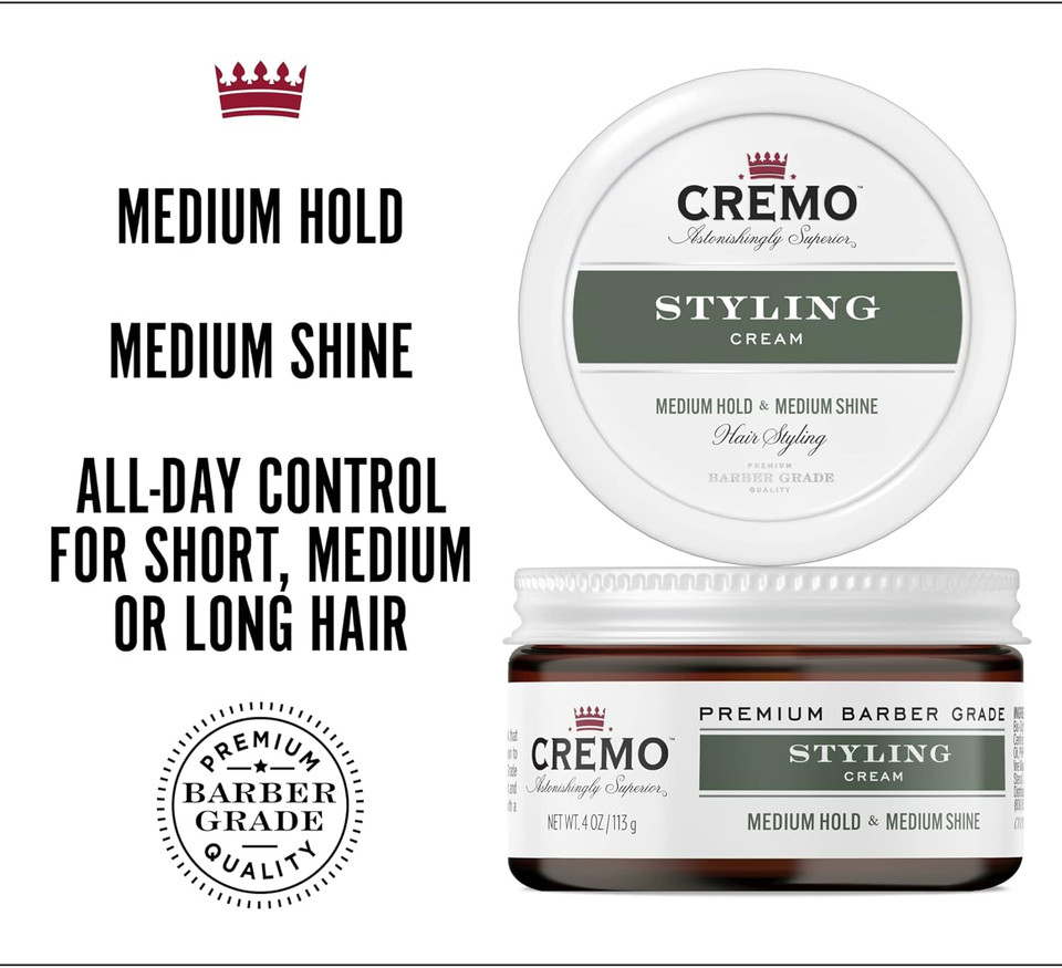 CREMO - Barber Grade 2 in 1 Shampoo & Conditioner For Men - Cooling Citrus & Mint Leaf - 473ml