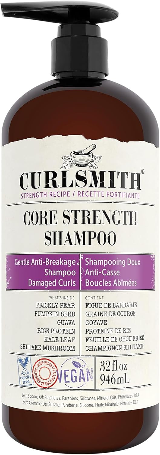 Curlsmith  Core Strength Shampoo, Gentle Protein-Rich for Frequent Use (947ml)