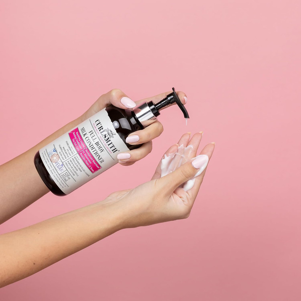 Curlsmith - Full Body Milk Hair Conditioner, Volumizing and Hydrating for Wavy, Curly or Coily Hair, Vegan (355ml/12fl oz)