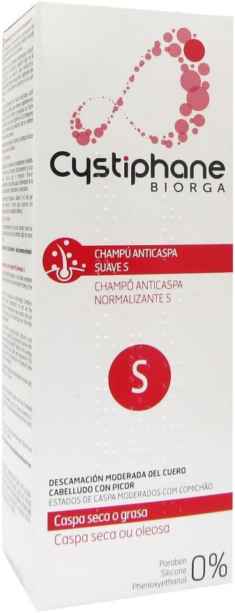 Cystiphane S Anti-Dandruff Shampoo, 200ml