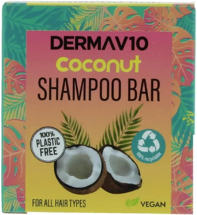 MAM DERMA V10 50G Shampoo BAR Coconut White