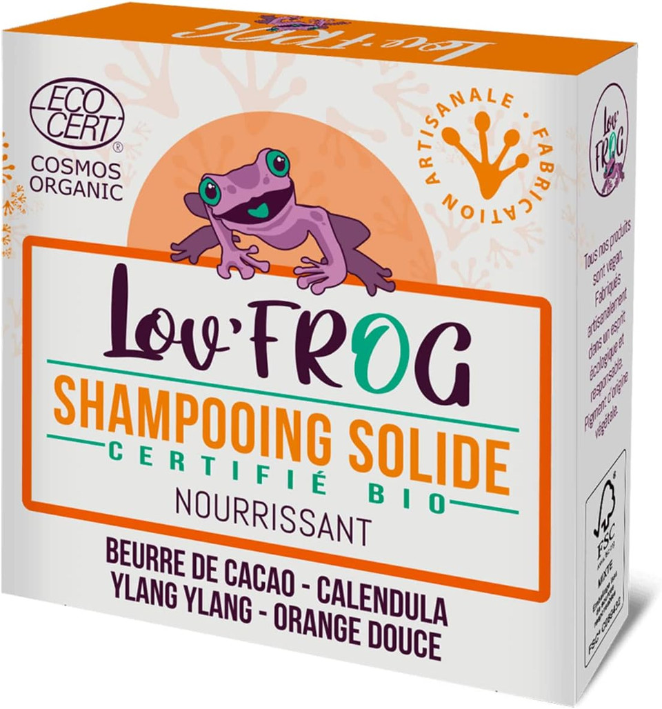 Dr. Theiss Solid Nourishing Shampoo, Certified Organic, Neutral, 50 g, 1 Pack