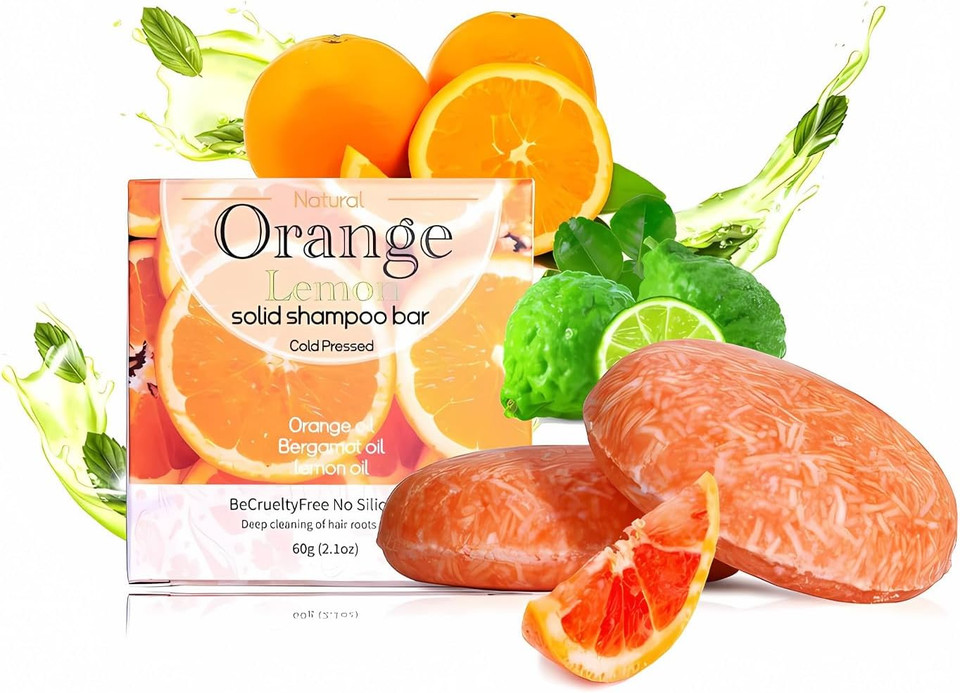 Duoffanny Shampoo Bar Conditioner for Hair Growth Cleanse Moisturize Nourish Strengthen Handcrafted Soap Safe Hair Care For Men & Women All Hair Types Plastic-Free 60g (Rosemary)