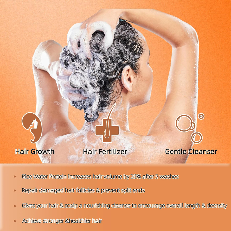 Duoffanny Shampoo Bar Conditioner for Hair Growth Cleanse Moisturize Nourish Strengthen Handcrafted Soap Safe Hair Care For Men & Women All Hair Types Plastic-Free 60g (Rosemary)