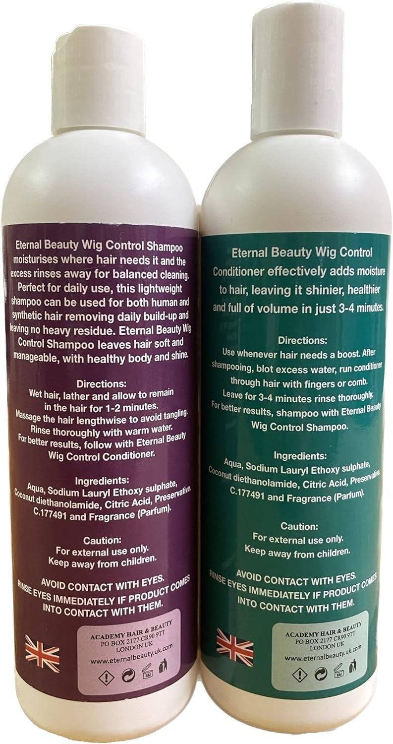 WIG SHAMPOO AND CONDITIONER FOR HUMAN & SYNTHETIC HAIR WIGS ****DEAL**** 400mL