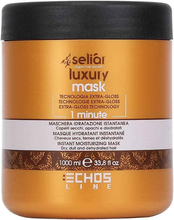 ECHOSLINE Seliar Luxury Instant Moisturizing Mask for Dry and Dehydrated Hair 1000 ml