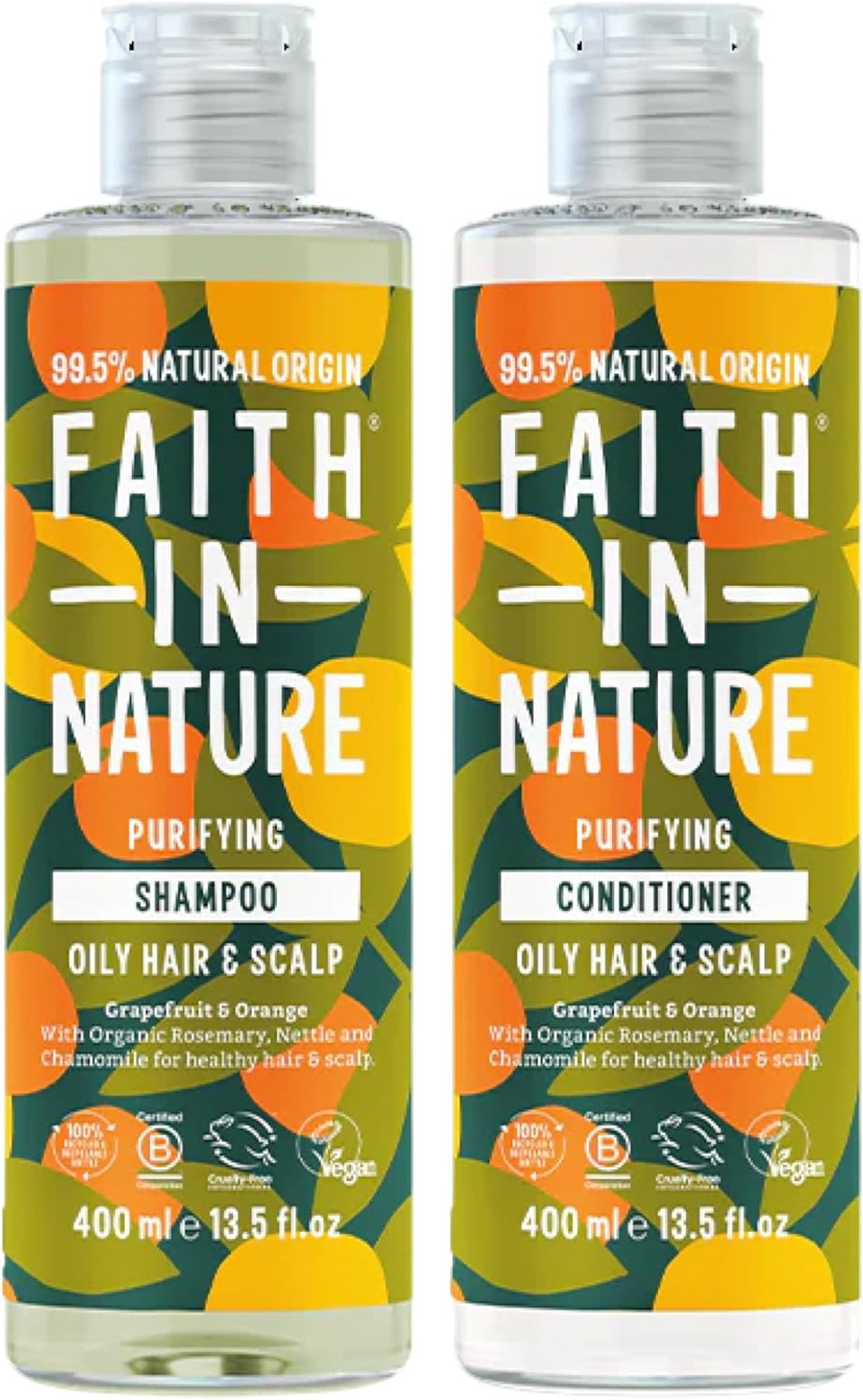 Faith In Nature Natural Coconut Shampoo and Conditioner Set, Hydrating, Vegan & Cruelty Free, No SLS or Parabens, For Normal to Dry Hair, 2 x 400ml Pack Faith In Nature Natural Coconut Shampoo and Conditioner Set, Hydrating, Vegan & Cruelty Free, No SLS or Parabens, For Normal to Dry Hair, 2 x 400ml Pack