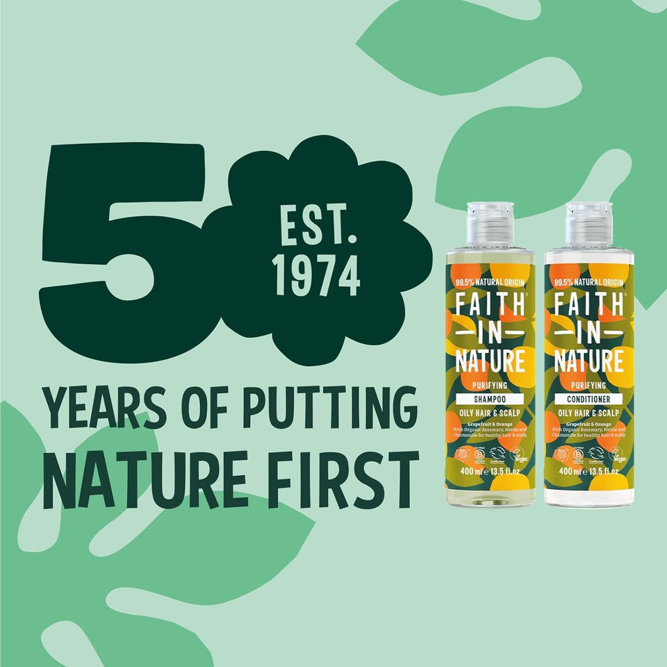 Faith In Nature Natural Coconut Shampoo and Conditioner Set, Hydrating, Vegan & Cruelty Free, No SLS or Parabens, For Normal to Dry Hair, 2 x 400ml Pack Faith In Nature Natural Coconut Shampoo and Conditioner Set, Hydrating, Vegan & Cruelty Free, No SLS or Parabens, For Normal to Dry Hair, 2 x 400ml Pack
