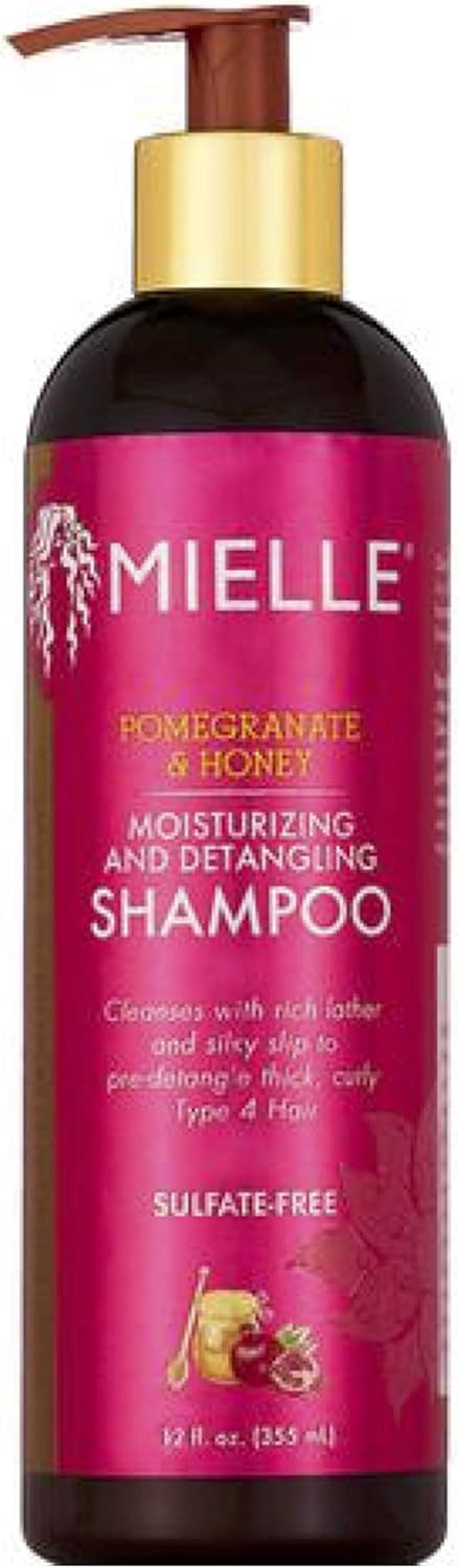Mielle Pomegranate & Honey Moisturizing and Detangling Shampoo & Conditioner Set (355ml Each)