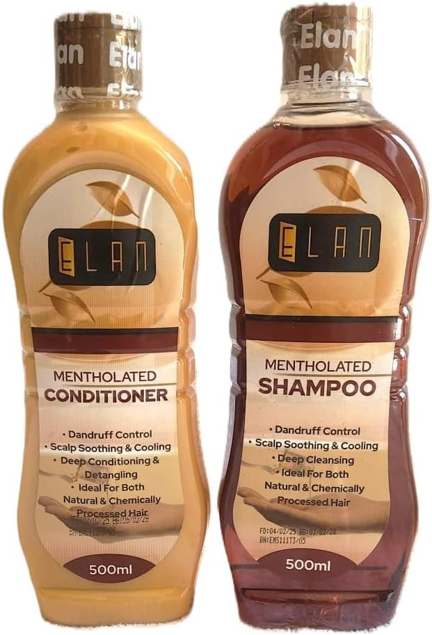 Elan Mentholated Hair Shampoo and Conditioner