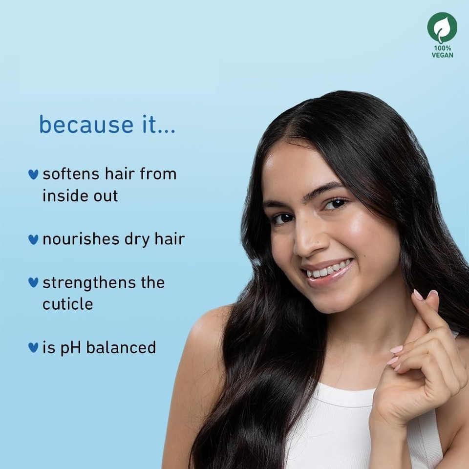 Coconut Milk & Peptides Strength & Shine Shampoo  250ml | With Coconut Milk & Pea Peptides | Boosts Shine & Strength | Paraben-Free | 100% Vegan Hair Care