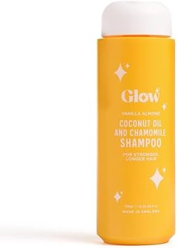 Glow Coconut Oil, Chamomile Shampoo 750ml - Vanilla Almond & Glow Vanilla Almond Conditioner 750ml