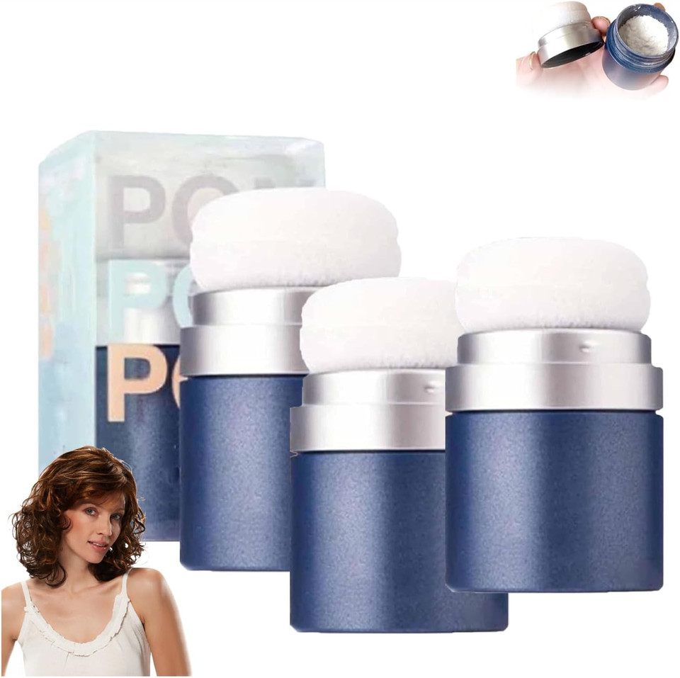 Fujiko Dry Shampoo, Fujiko Pon Pon Powder Dry Shampoo, Fujiko Hair Powder,Dry Shampoo Powder,Powder Dry Shampoo,Hair Care Powder,No-Wash Fluffy Powder for Lazy People,Suitable for All Hair Types (1)
