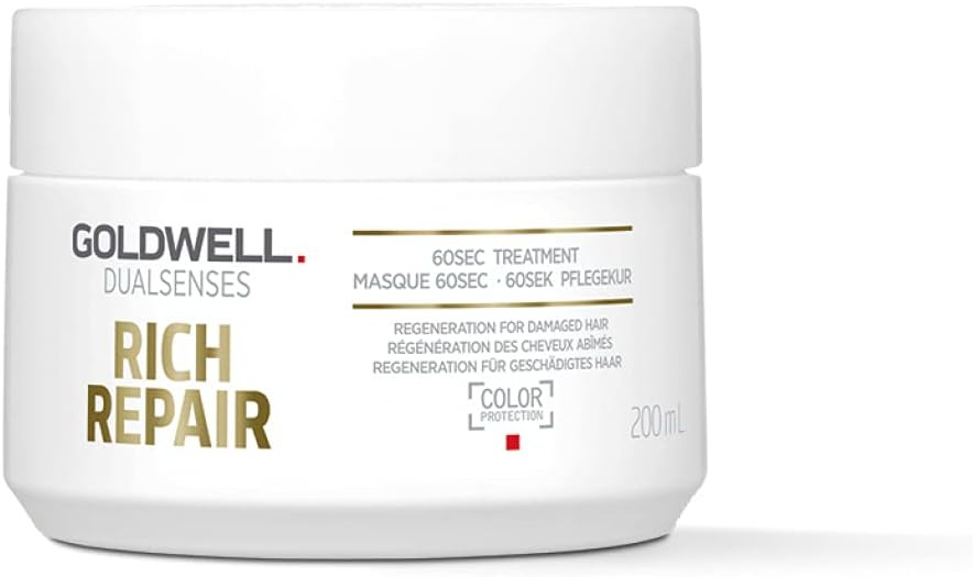 Goldwell Dualsenses Rich Repair Restoring 60Sec Treatment for Severely Damaged Hair, 200ml
