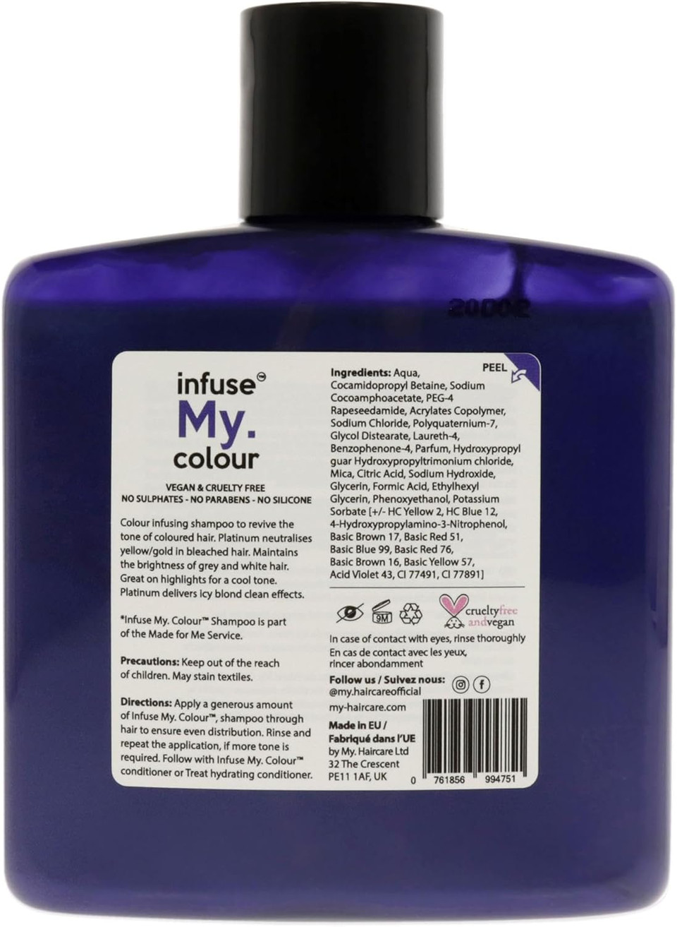 Infuse My. Colour Copper Shampoo, 250 ml (Pack of 1)