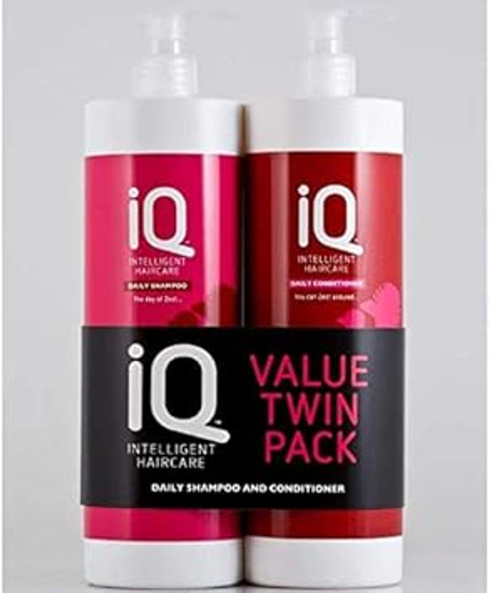 IQ Intelligent Haircare Daily Shampoo & Conditioner, Red, 1 l