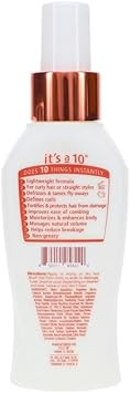 Its a 10 Haircare - Coily Miracle Leave-In, Conditioning Spray, Frizz-Free, for Curly and Wavy Hair, Natural Ingredients, 120ml