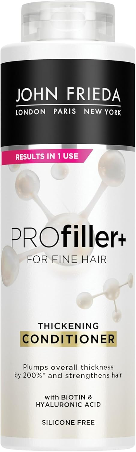 John Frieda PROfiller+ Thickening Conditioner for Thin, Fine Hair, 500ml