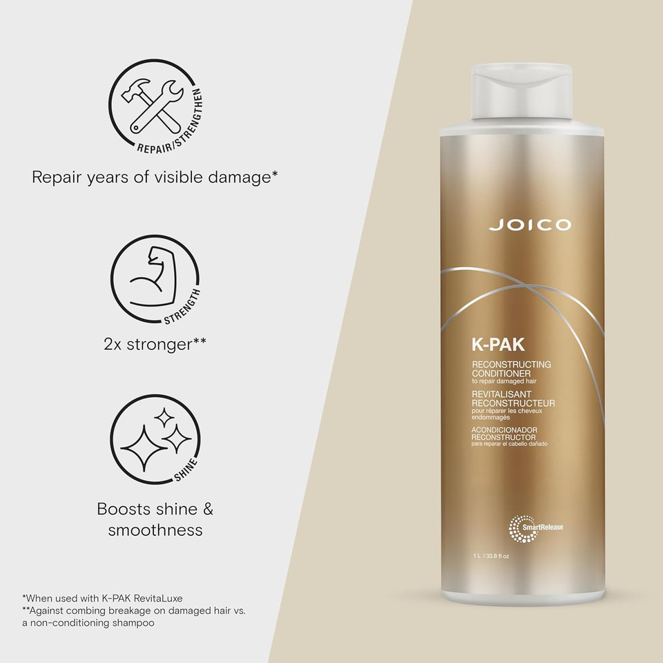 Joico K-Pak Conditioner To Repair Damage Revitalisant by Joico for Unisex - 33.8 oz Conditioner