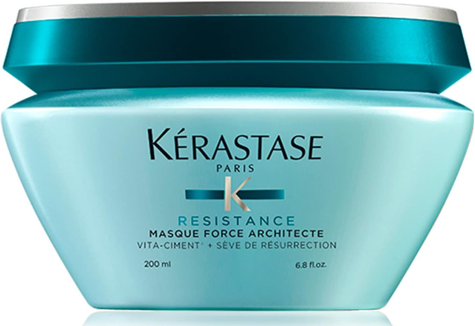 Kérastase Resistance, Strengthening Mask, For Extremely Dry & Damaged Hair, With Vita-Ciment, Masque Force Architecte, 200ml