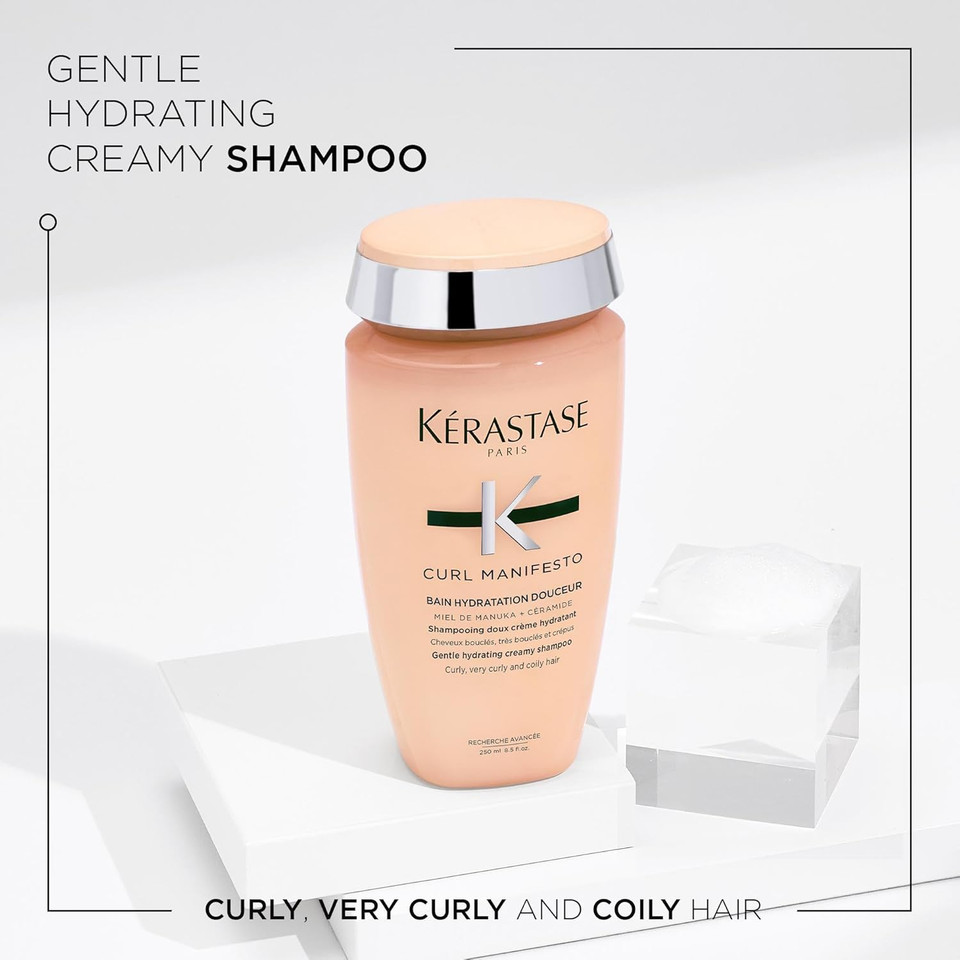 Kerastase DUO Curl Manifesto Bain Hydratation Shampoo 250ml & Curl Manifesto Fondant Hydratation Con