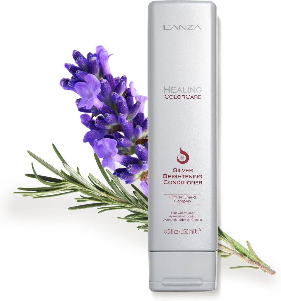 L'ANZA Healing ColorCare Ultra De-Brassing Professional Blue Conditioner - Color Toning Haircare to Eliminate Unwanted Brassiness, Sulfate-free Formula (8.45 Fl Oz)