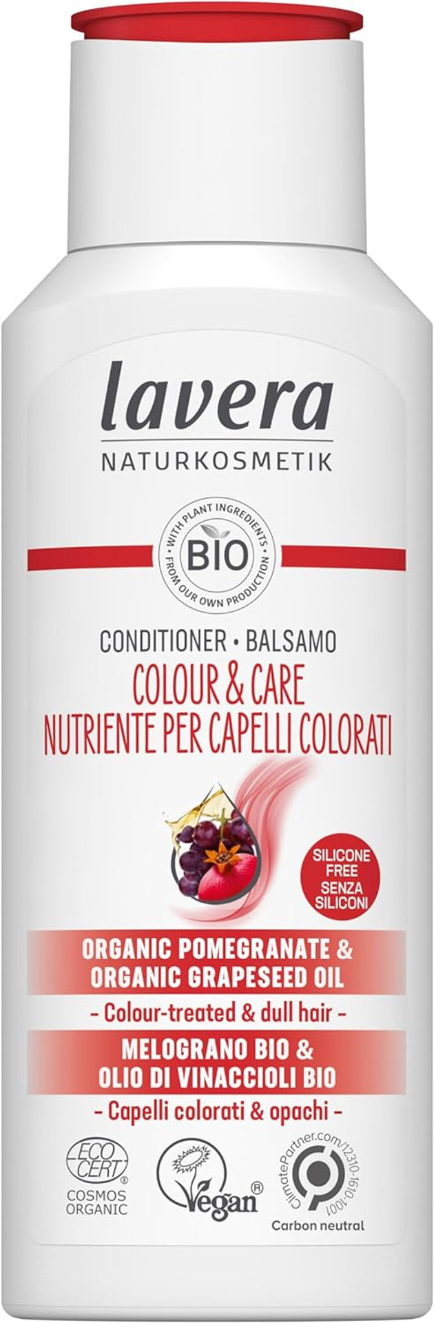lavera Conditioner Colour and Care  Radiant Colour Conditioner  Hair Care  Natural Cosmetics  Vegan  Certified  200ml lavera Conditioner Colour and Care  Radiant Colour Conditioner  Hair Care  Natural Cosmetics  Vegan  Certified  200ml