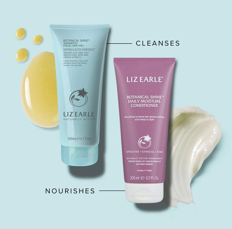 Liz Earle Botanical Shine Shampoo and Conditioner Duo
