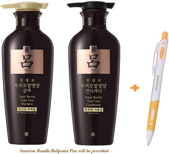 Ryoe Korean Jinsaengbo Total Anti Ageing Shampoo + Conditioner for Dry Scalp
