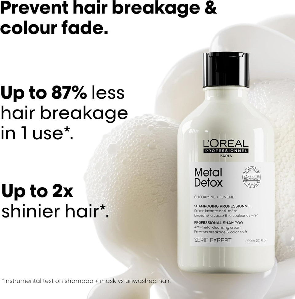L'Oreal Professionnel Serie Expert DUO Metal Detox Shampoo 300ml and Mask 250ml