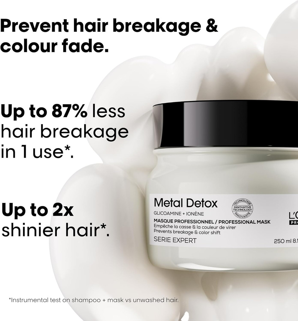 L'Oreal Professionnel Serie Expert DUO Metal Detox Shampoo 300ml and Mask 250ml