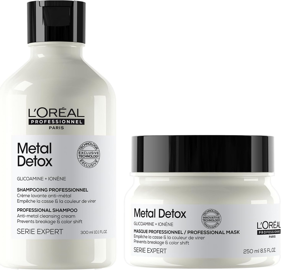 L'Oreal Professionnel Serie Expert DUO Metal Detox Shampoo 300ml and Mask 250ml