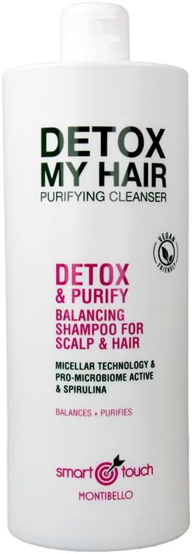 MONTIBELLO Detox My Hair Purifyng Cleanser Shampoo 1000 ml - Smart Touch Detox & Purify Shampoo