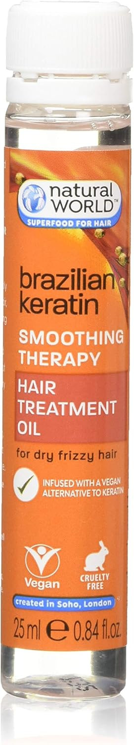 Natural world superfood for hair brazilian keratin 25 ml