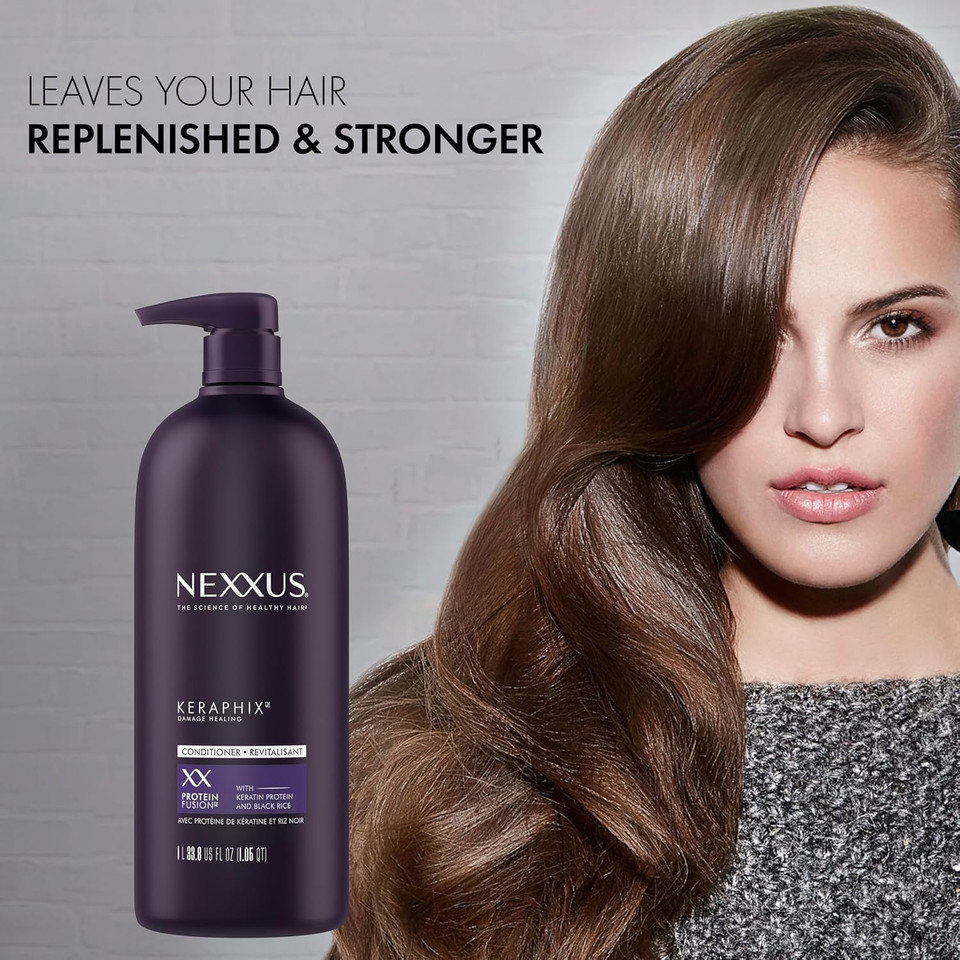 Nexxus Keraphix Conditioner, for Damaged Hair, 33.8 Ounce