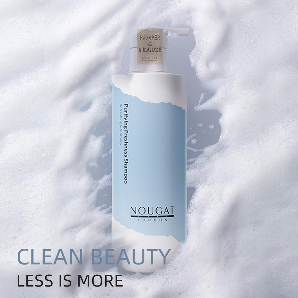 Nougat London Purifying Freshness Shampoo, Regrowth & Anti Hair Loss, Hydrating & Strengthening Hair, SLS & Paraben Free, Refresh & Delicate Perfume,Amino Acid Formula, Balances Oil and Water Nougat London Purifying Freshness Shampoo, Regrowth & Anti Hair Loss, Hydrating & Strengthening Hair, SLS & Paraben Free, Refresh & Delicate Perfume,Amino Acid Formula, Balances Oil and Water