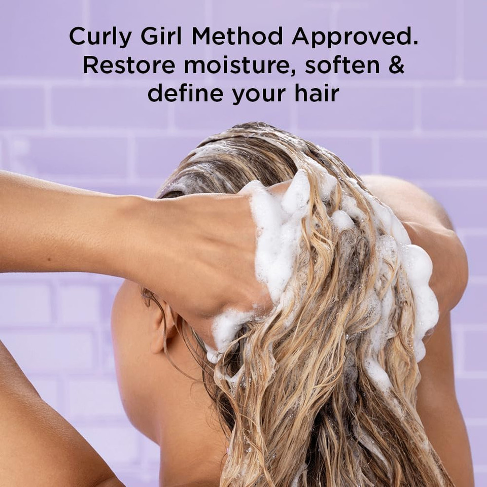 Noughty 97% Natural Wave Hello Shampoo and Conditioner Duo Curl Defining Sulphate Free Vegan Hair Care Set Vitamin Rich Formula for Curly & Wavy Hair Supersize,1L