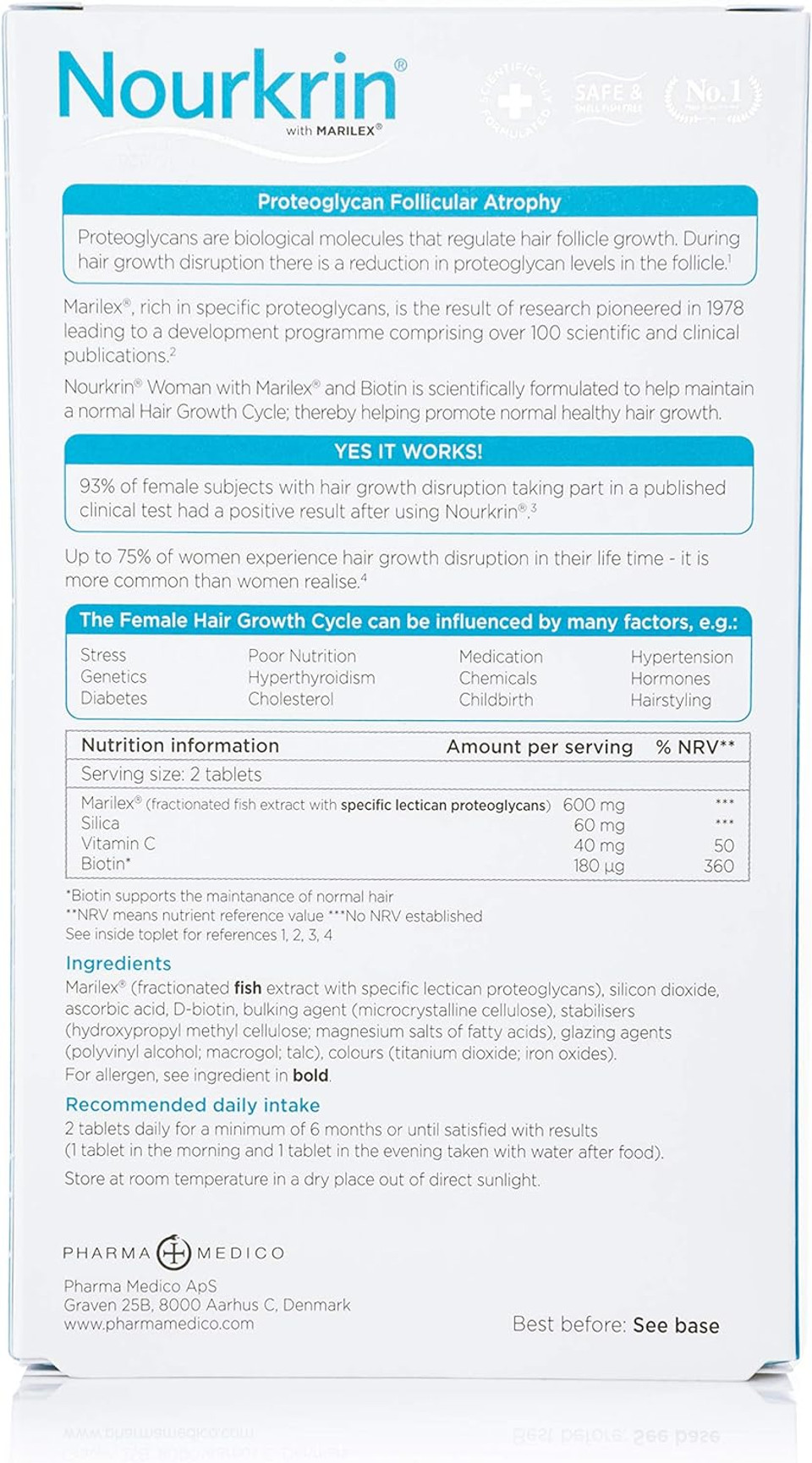 Nourkrin 6 Month Bundle with Shampoo and Conditioner for Women