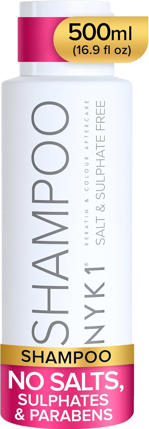 SALT AND SULPHATE FREE CONDITIONER (500ml) for use AFTER KERATIN TREATMENTS and for COLOUR TREATED HAIR Organic Aftercare for Men and Women. No Salt, Sulphate or Sodium