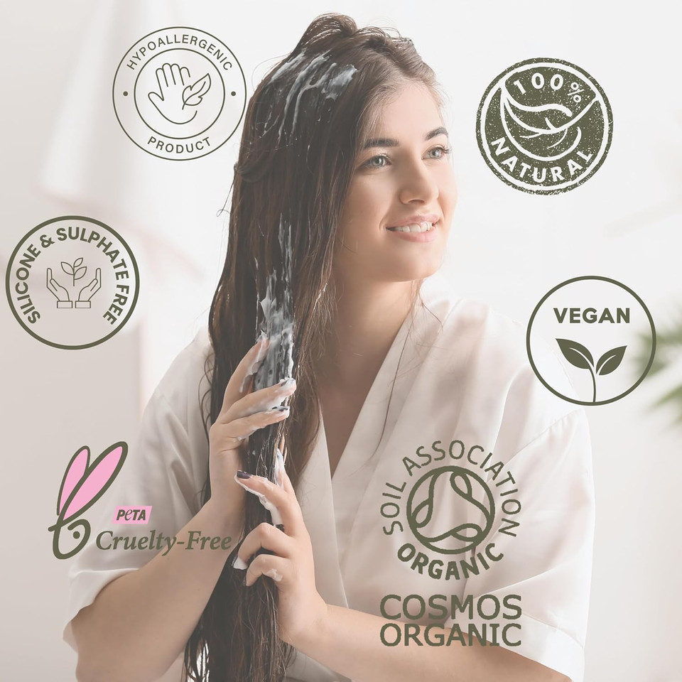 Odylique Natural & Organic Prebiotic Chamomile, & Coconut Conditioner 200ml | Vegan & 100% Natural | Silicone Free Conditioner & Sulphate Free |