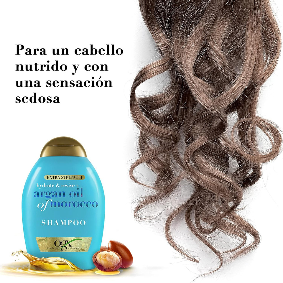 OGX Hydrate and Repair Argan Oil Shampoo for Dry, Damaged Hair 385ml