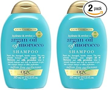 OGX Argan Oil of Morocco Conditioner for Dry Damaged Hair, Extra Strength, 385 ml (Pack of 2)