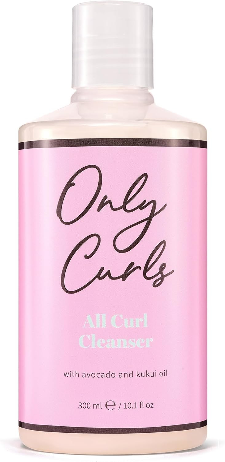 Only Curls All Curl Cleanser, 300ml, Curly Hair Care Shampoo, Sulphate-free, Gentle Formula, Hydrated, Defined & Frizz-Free Curls, Vegan & Cruelty Free, Vegan & Cruelty Free, For All Curly Hair Types